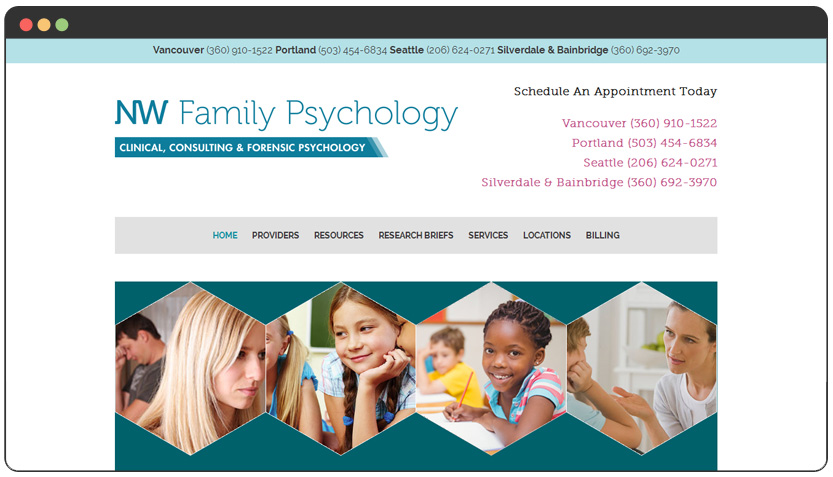 portfolio Family Therapy & Counseling, Psychological & Neurodevelopmental Assessments, and Forensic Services Agency