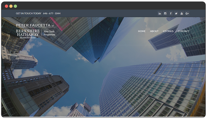 portfolio Real Estate Agent Website