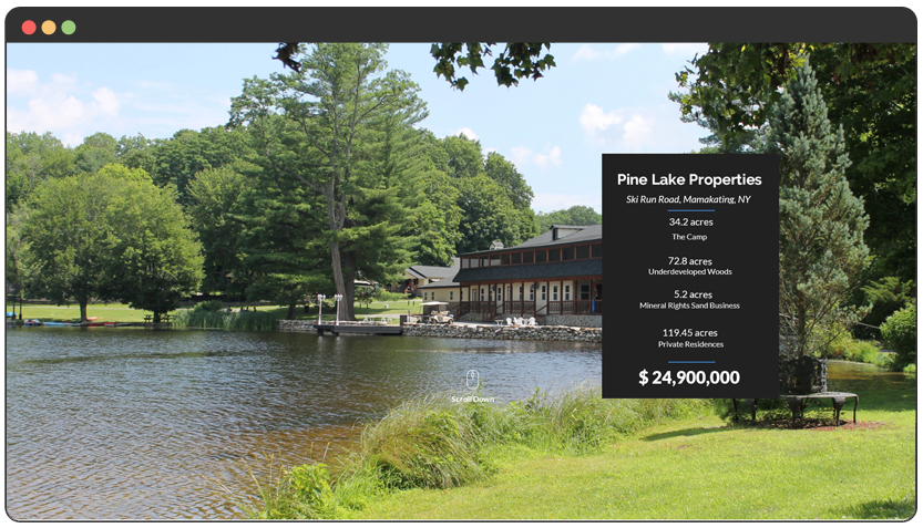 portfolio Landing Page – Real Estate Property