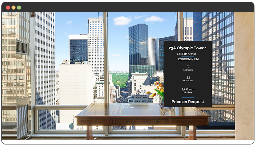 portfolio Landing Page – New York Real Estate Property