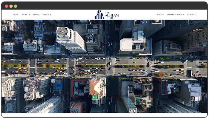 Real Estate Agency Website – New York